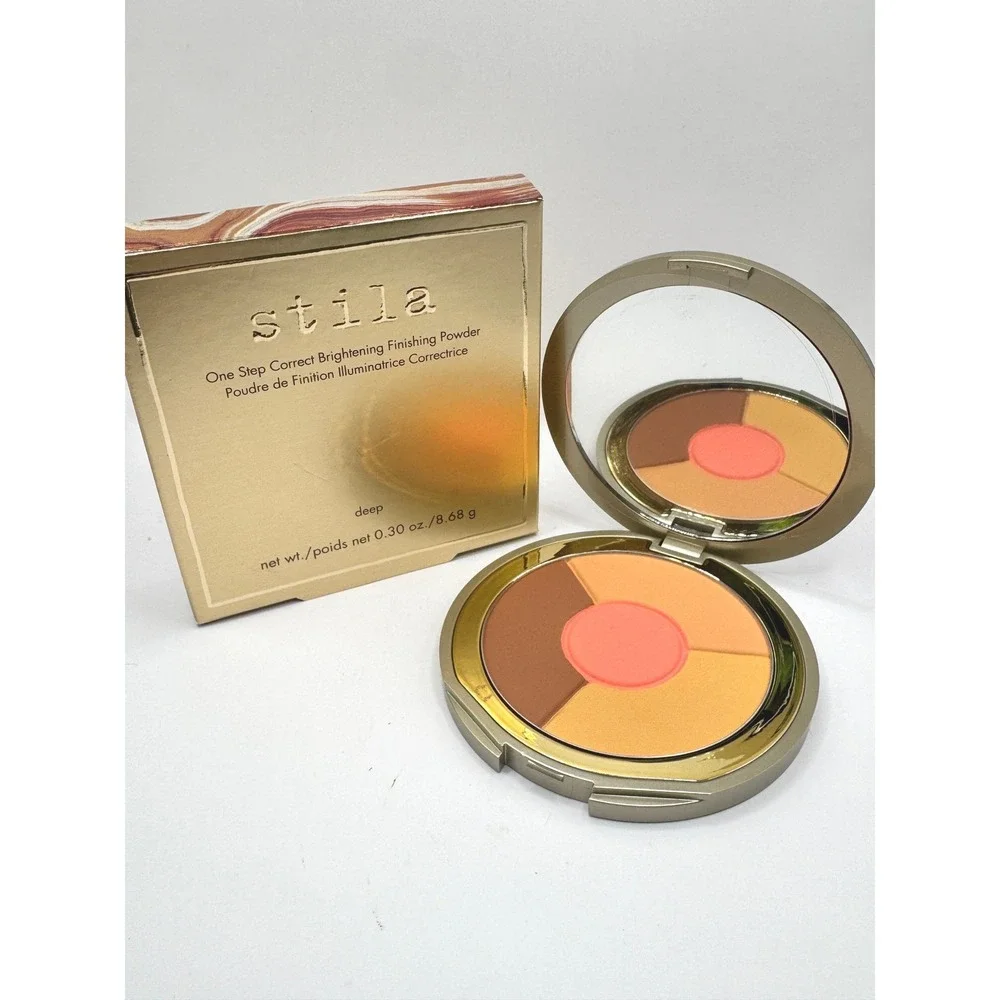 Stila One Step Correct Brightening Finishing Powder Deep NEW